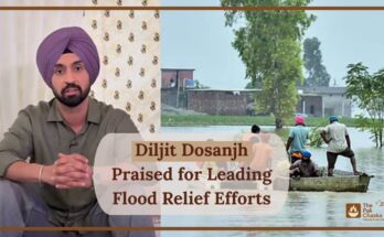 Diljit Dosanjh Praised for Leading Flood Relief Efforts
