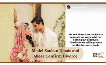 Model Sauban Umais and Abeer Confirm Divorce