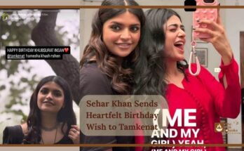 Sehar Khan Sends Heartfelt Birthday Wish to Tamkenat