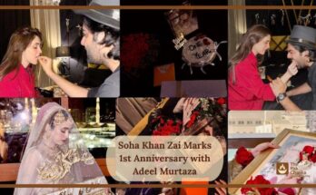 Soha Khan Zai Marks 1st Anniversary with Adeel Murtaza