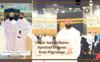 Umair Jaswal Shares Spiritual Moment from Pilgrimage