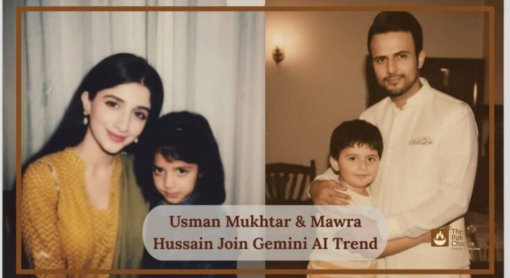 Usman Mukhtar & Mawra Hussain Join Gemini AI Trend