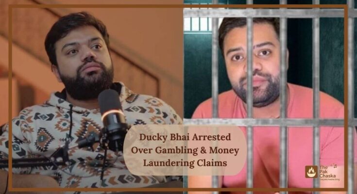 Ducky Bhai Arrested Over Gambling & Money Laundering Claims