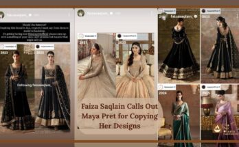 Faiza Saqlain Calls Out Maya Pret for Copying Her Designs