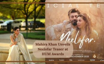 Mahira Khan Unveils Neelofar Teaser at HUM Awards