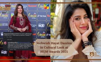 Mehwish Hayat Dazzles in Cultural Look at HUM Awards 2025