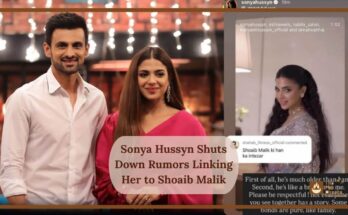 Sonya Hussyn Shuts Down Rumors Linking Her to Shoaib Malik