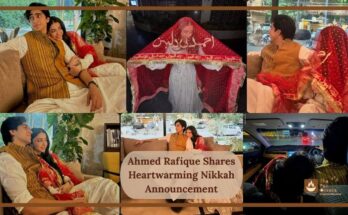 Ahmed Rafique Shares Heartwarming Nikkah Announcement