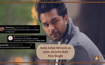 Asim Azhar Returns as Asim Ali with Bold New Single
