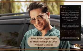 Asim Azhar Urges Pages to Stop Sharing Old Clips Without Consent