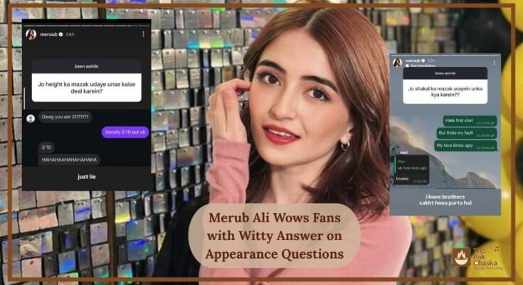 Merub Ali Wows Fans with Witty Answer on Appearance Questions