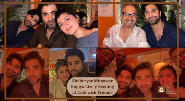 Sheheryar Munawar Enjoys Lively Evening at Café with Friends