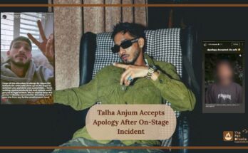 Talha Anjum Accepts Apology After On-Stage Incident