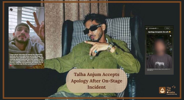 Talha Anjum Accepts Apology After On-Stage Incident