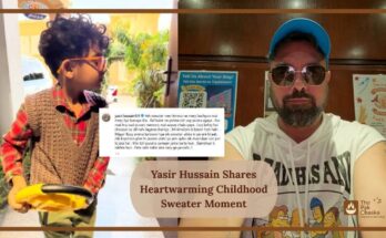 Yasir Hussain Shares Heartwarming Childhood Sweater Moment